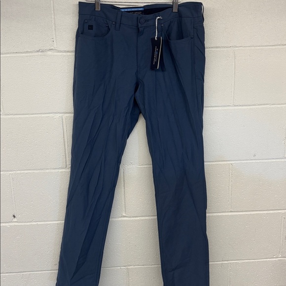 NEW 32x32 Vineyard Vines Performance On-The-Go 5 Pocket Pants faded indigo blue
